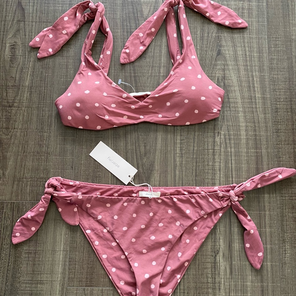 Eberjey Bikini Set. Size S, Pink